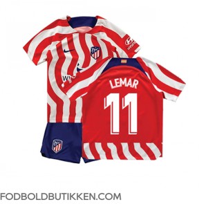 Atletico Madrid Thomas Lemar #11 Hjemmebanetrøje Børn 2022-23 Kortærmet (+ Korte bukser)